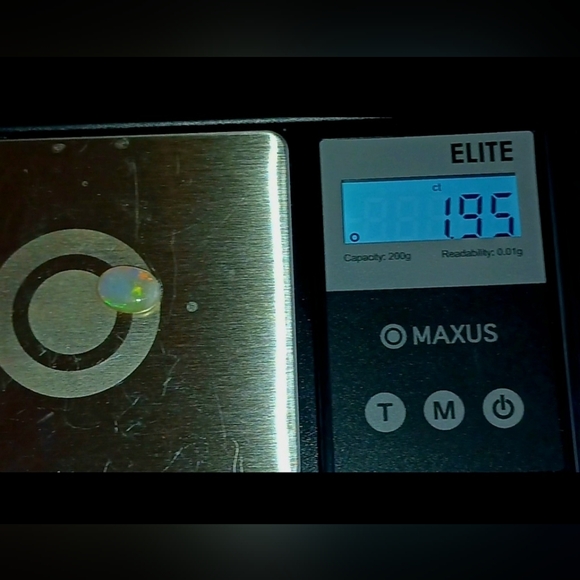 Australian Solid Semi Black Opal 1.95 Carat New Color Flash - Picture 3 of 16